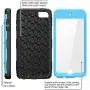 i-Blason Armorbox Case Designed for iPod Touch 7/6/5, Full Body Case with Built-in Screen Protector for Apple iPod Touch 5th/6th/7th Generation, Blue