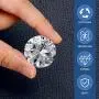 60 Pieces Crystal Upholstery Nails Crystal Upholstery Buttons Crystal Upholstery Tacks Clear Crystal Head Decorative Push Pins Imitate Diamond Buttons for Sewing DIY Decor (20 mm)