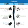 WTI New Replacement Accessories Parts Rear Windshield Wiper Kits Set Arm Blade For 2005-2008 DG Magnum & CR 300C Touring & 2007-2009 DG Nitro SUV Fit 5140654AA,05140654AB