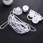 WINOMO Roller Blind Parts Roller Shade Blind Beaded Chain Cord Blinds Heavy Duty Metal Roller Blind Fitting Repair Part Brackets Cover Chain Set