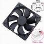 Wathai 120x120x25mm 120mm 24v DC Brushless Cooling Case Fan