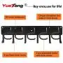 YueTong All Metal Garden Tool Organizer,Adjustable Garage Wall Organizers and Storage,Heavy Duty Wall Mount Holder with Hooks for Broom,Rake,Mop,Shovel.(3 Pack)