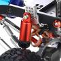 Useller Metal Adjustable Shock Absorber Damper with Extender Seat for WPL C14 C24 C34 C44 B14 B16 B24 1/16 RC Car Parts,Titanium