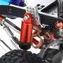 Useller Metal Adjustable Shock Absorber Damper with Extender Seat for WPL C14 C24 C34 C44 B14 B16 B24 1/16 RC Car Parts,Titanium