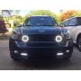 iJDMTOY Chrome Finish LED Rally Driving Lights Compatible With MINI Cooper w/Halo Ring LED Daytime Running Lights, Powered by (9) High Power 3W LED Lights As Driving Lamps & (30) LED Lights as DRL