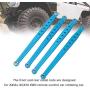 Dilwe RC Spare Parts, Front and Rear Metal Rods for 1/10 Remote Control Car Climbing Car AXIAL SCX10 4WD RC Cars Upgraded Hop up Parts