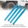 Dilwe RC Spare Parts, Front and Rear Metal Rods for 1/10 Remote Control Car Climbing Car AXIAL SCX10 4WD RC Cars Upgraded Hop up Parts Dilwe RC Spare Parts, Front and Rear Metal Rods for 1/10 Remote Control Car Climbing Car AXIAL SCX10 4WD RC Cars Upgraded Hop up Parts