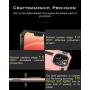 UNKNOK Compatible with iPhone 12 Pro Max 5G Case, [Military Grade ] 15ft Drop Tested Shockproof Protective, Metal Rotating Magnetic Ring Kickstand Cover for iPhone 12 Pro Max 6.7 Inch (Rose Gold)