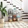 C&AHOME Wire Storage Cubes, Metal Grids Bookshelf, Modular Shelving Units, Stackable Bookcase, 8 Cubes Closet Organizer for Home, Office, Kids Room, 24.8'' L x12.4 W x 48.4'' H Black C&AHOME Wire Storage Cubes, Metal Grids Bookshelf, Modular Shelving Units, Stackable Bookcase, 8 Cubes Closet Organizer for Home, Office, Kids Room, 24.8'' L x12.4 W x 48.4'' H Black