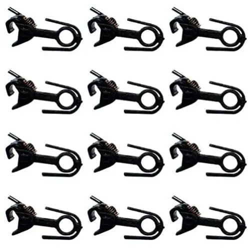 Yamix 12Pcs Model Trains HO Scale Coupler Hooks 17.3mm Knuckle Spring Couplers for HO 1:87 Scale Model Trains Yamix 12Pcs Model Trains HO Scale Coupler Hooks 17.3mm Knuckle Spring Couplers for HO 1:87 Scale Model Trains