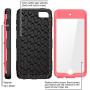 i-Blason Armorbox Case Designed for iPod Touch 7/6/5, Full Body Case with Built-in Screen Protector for Apple iPod Touch 5th/6th/7th Generation, Pink