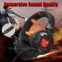 Gaming Headset, GAKOV Gak3 Cool RGB Light, Metal Iron Mesh, HD Clear Hose Microphone Gaming Headphones, 40mm Super Bass Speakers, Soft Memory Earmuffs for Laptop/Mac/Computer/PS4 Gaming Headset, GAKOV Gak3 Cool RGB Light, Metal Iron Mesh, HD Clear Hose Microphone Gaming Headphones, 40mm Super Bass Speakers, Soft Memory Earmuffs for Laptop/Mac/Computer/PS4