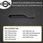 Interior Door Handle All Metal Front Rear Left Driver Side | Replacement for 1987-1996 Ford Bronco F150 F250 F350 F53 F59 F800 | Replaces# E7TZ-1522601-A, 77178