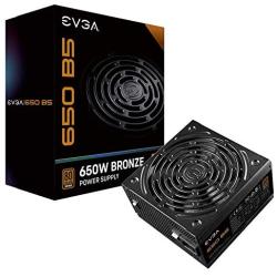 EVGA 220-B5-0650-V1 650 B5, 80 Plus Bronze 650W, Fully Modular, EVGA ECO Mode, 5 Year Warranty, Compact 150mm Size, Power Supply