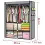 YOUUD Closet Portable Closet Organizer Portable Wardrobe Closet Clothes Closet Portable Closet Wardrobe Closet Organizer Closet Clothes Portable Clothes Closet Clothes Storage Organizer Gray