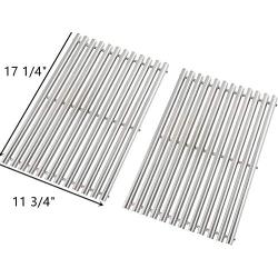 Replace parts 7527, 7525, 7526, 7639, 7638 Cooking Grates for Weber Spirit 300 Series, Spirit 700, Genesis Silver B/C, Genesis Gold B/C -17 1/4 X 23 1/2'' Grates (Stainless Steel)