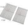 Replace parts 7527, 7525, 7526, 7639, 7638 Cooking Grates for Weber Spirit 300 Series, Spirit 700, Genesis Silver B/C, Genesis Gold B/C -17 1/4 X 23 1/2'' Grates (Stainless Steel)