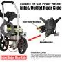 YAMATIC Max 3000 PSI 2.4 GPM Pressure Washer Pump Vertical 7/8'' Shaft OEM & Replacement Pump for Power Washer with Spray Nozzle Tips