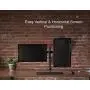 VIVO Dual LCD Monitor Desk Mount Stand Heavy Duty Fully Adjustable fits 2 /Two Screens up to 27'' (STAND-V002)