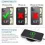 Dockem iPhone 11 Pro Wallet Case: Built-in Metal Plate for Magnetic Mounting & 2 Credit Card Holder Slots (5.8'' Exec M2, Synthetic Leather, Grey)