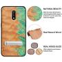 HHDY Compatible with Oneplus 6t Case, Rainforest Design with Metal Kickstand Anti-Fingerprint Protective Phone Case Cover for Oneplus 7