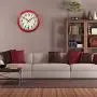 Wall Clock Countryside Style Metal Retro Vintage Wall Clock Silent Non Ticking Easy to Read for Living Room Kitchen Bedroom Office 10 Inch Red Wall Clock Countryside Style Metal Retro Vintage Wall Clock Silent Non Ticking Easy to Read for Living Room Kitchen Bedroom Office 10 Inch Red
