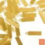 ImpressArt Rectangle Tag w/Ring 5/8'' Premium Metal Stamping Blanks, 24 Pieces, (Brass) ImpressArt Rectangle Tag w/Ring 5/8'' Premium Metal Stamping Blanks, 24 Pieces, (Brass)