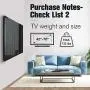 Mounting Dream TV Mount Fixed for Most 42-70 Inch Flat Screen TVs , TV Wall Mount Bracket up to VESA 600 x 400mm and 132 lbs - Fits 16''/18''/24'' Studs - Low Profile and Space Saving MD2163-K Mounting Dream TV Mount Fixed for Most 42-70 Inch Flat Screen TVs , TV Wall Mount Bracket up to VESA 600 x 400mm and 132 lbs - Fits 16''/18''/24'' Studs - Low Profile and Space Saving MD2163-K