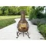 Deckmate Corona Outdoor Chimenea Fireplace Model 30075 Deckmate Corona Outdoor Chimenea Fireplace Model 30075