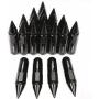 MOSTPLUS 60mm M12X1.5 Racing Wheel Spiked Lug Nuts Extended Pack of 20 (Black)