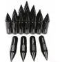 MOSTPLUS 60mm M12X1.5 Racing Wheel Spiked Lug Nuts Extended Pack of 20 (Black)
