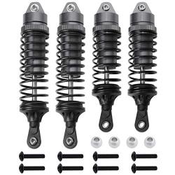 Hobbypark for 1/10 Traxxas Slash 4x4 4wd Alloy Front & Rear Shock Absorber Springs Upgrade Parts RC Car Replacement