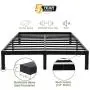 45MinST 14 Inch Platform Bed Frame/Easy Assembly Mattress Foundation / 3000lbs Heavy Duty Steel Slat/Noise Free/No Box Spring Needed, Queen 45MinST 14 Inch Platform Bed Frame/Easy Assembly Mattress Foundation / 3000lbs Heavy Duty Steel Slat/Noise Free/No Box Spring Needed, Queen