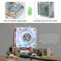 Yahboom Raspberry Pi ICE Tower Cooler RPI RGB Cooling Fan with 5mm Copper Tube & Raspberry Pi Heatsink