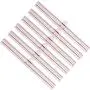 MIUSIE Practical 6 Pieces Clasp Lock Packs - 7.48Inch Metal Purse Frame Kiss Clasp Lock with Comfortable Grip- Bag Supplies for Purse Making/Bag Making/Leather Craft DIY