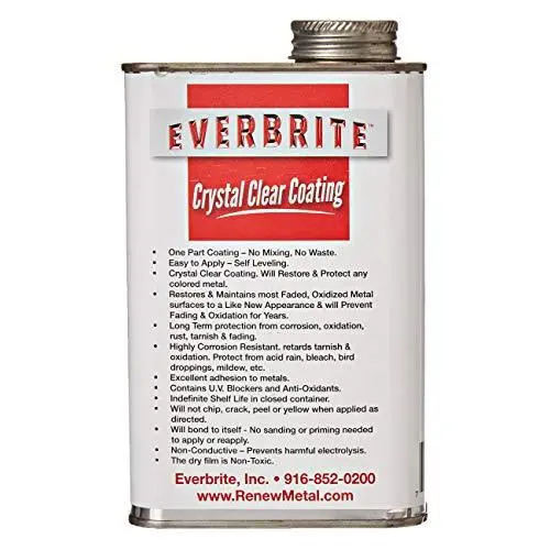 Everbrite 16 Oz. Clear, Protective Coating for Metal Everbrite 16 Oz. Clear, Protective Coating for Metal