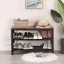 APICIZON Shoe Bench, Metal Shoe Rack Bench with 2 Mesh Shelves, Industrial Storage Bench for Entryway, Hallway, Mudroom, Rustic Brown, 31.5 Inch APICIZON Shoe Bench, Metal Shoe Rack Bench with 2 Mesh Shelves, Industrial Storage Bench for Entryway, Hallway, Mudroom, Rustic Brown, 31.5 Inch