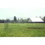 wonline Large Metal Chicken Coop, Hen Rabbit Chicken Cage, Backyard Walk-in Pens Crate Enclosure Playpen Pet Exercise