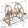 Liberty Garden 709 Steel Wall/Floor Mounted Hose Reel, Holds 200-Feet of 5/8-Inch Hose - Tan