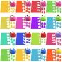 LOVEINUSA Punch Craft Set, 16 Pack Mini Craft Punch Scrapbooking Punch Whole Puncher Shapes Scrapbooking Supplies Shapes Hole Punch Great for Crafting Fun Projects