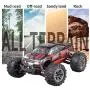 Hosim 1:16 Scale 4WD 36km/h High Speed RC Truck 9135 Remote Control RC Car 2.4Ghz Radio Controlled Off-Road RC Monster Truck RTR Hobby Car Buggy for Kids Adults (Red)