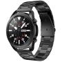 BaiHui 22mm Metal Bands Compatible with Galaxy Watch 3 45mm Bands, Ultra Thin Stainless Steel Watch Bands Replacement Metal Strap for Galaxy Watch 46mm/Galaxy Gear S3 Classic/Frontier - Black