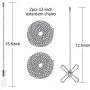 Ceiling Fan Pull Chain, 2pcs 24-inch 3mm Diameter Beaded Ball Extension Chains with Decorative Light Bulb and Fan Cord (Silver) Ceiling Fan Pull Chain, 2pcs 24-inch 3mm Diameter Beaded Ball Extension Chains with Decorative Light Bulb and Fan Cord (Silver)