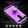 YmhxcY Compatible for LG Stylo 5 / LG Stylo 5 Plus/LG Stylo 5V / LG Stylo 5X Case,360 Degree Rotating Ring & Bracket Dual Layer Shock Bumper Cover for LG Stylo 5-ZH Purple
