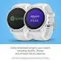 Garmin fenix 6S, Premium Multisport GPS Watch, Smaller-Sized, Heat and Altitude Adjusted V02 Max, Pulse Ox Sensors and Training Load Focus, White