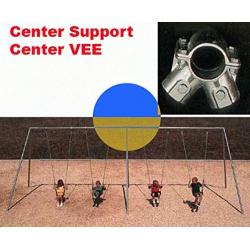 Pipe Swing Set Top Bar Frame - Straight V