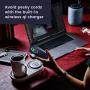 Nomodo Trio Wireless Qi-Certified Fast Charger with Mug Warmer/Drink Cooler
