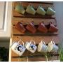 Ceiling Hooks Cup Hook Fine Metal Screw in Hanger for Indoor and Outdoor Use 20 Pieces 2.4 Inches