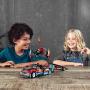 LEGO Technic Stunt Show Truck & Bike 42106 Vehicle Building Set Includes Toy Stunt Motorcycle, Toy Truck and Trailer, New 2020 (610 Pieces)