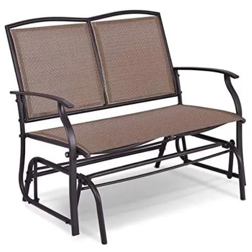 Giantex Patio Glider Stable Steel Frame for Outdoor Backyard,Beside Pool,Lawn, Swing Loveseat Patio Swing Rocker Lounge Glider Chair Giantex Patio Glider Stable Steel Frame for Outdoor Backyard,Beside Pool,Lawn, Swing Loveseat Patio Swing Rocker Lounge Glider Chair